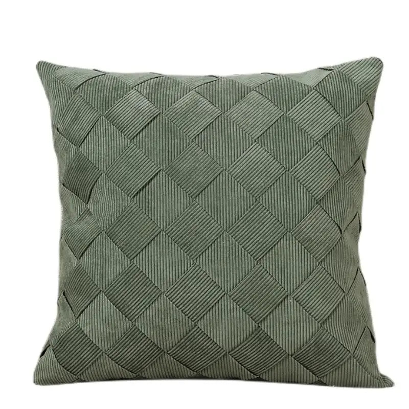 Woven Diamond Pillow Cover