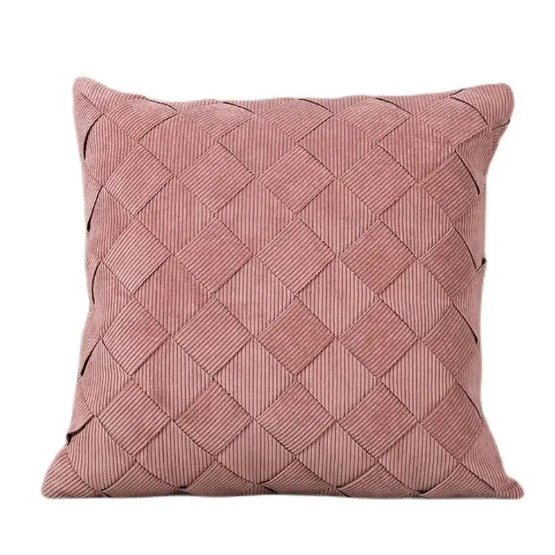 Woven Diamond Pillow Cover