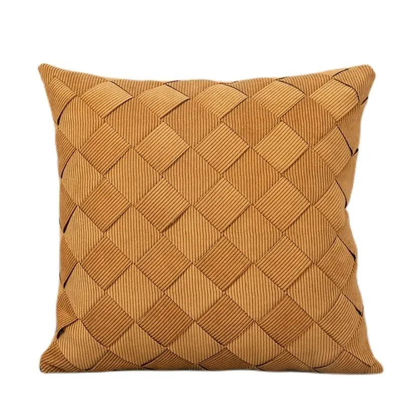 Woven Diamond Pillow Cover