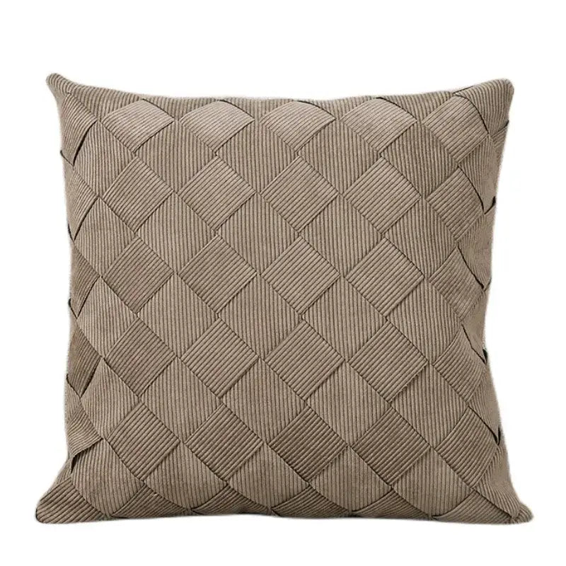 Woven Diamond Pillow Cover
