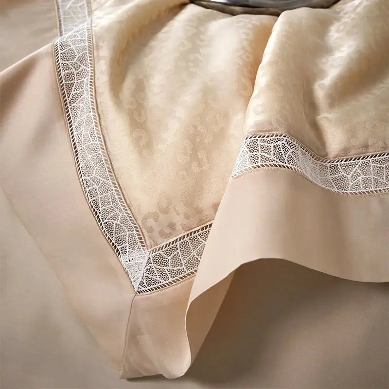 Leopard Jacquard Bedding Set