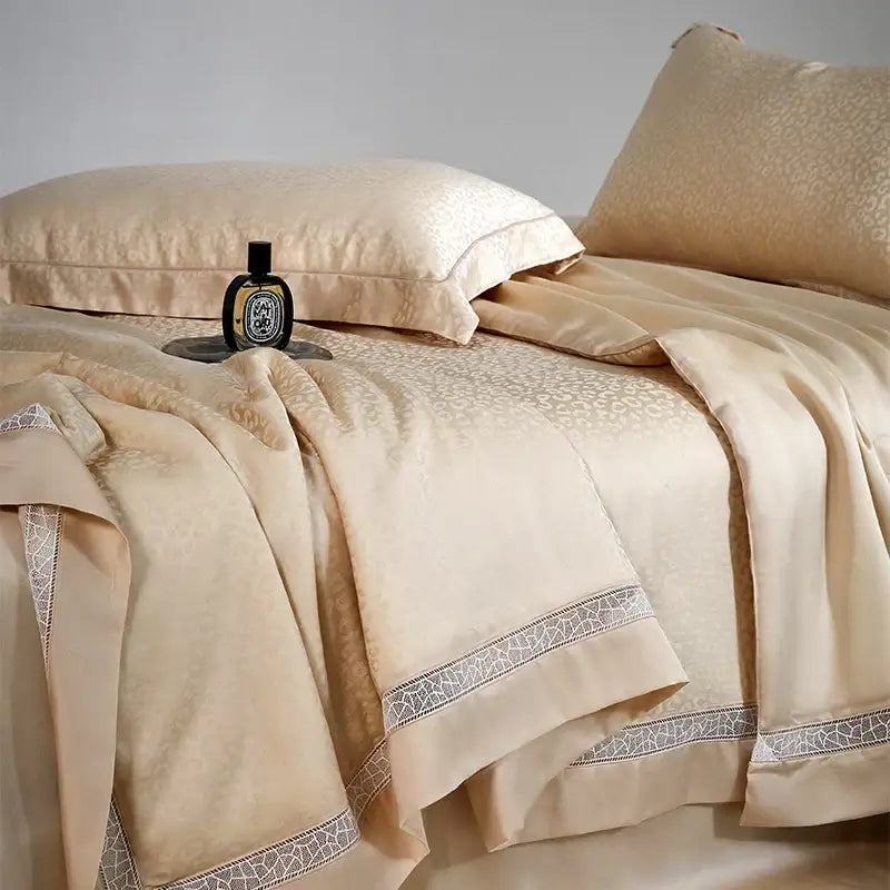 Leopard Jacquard Bedding Set