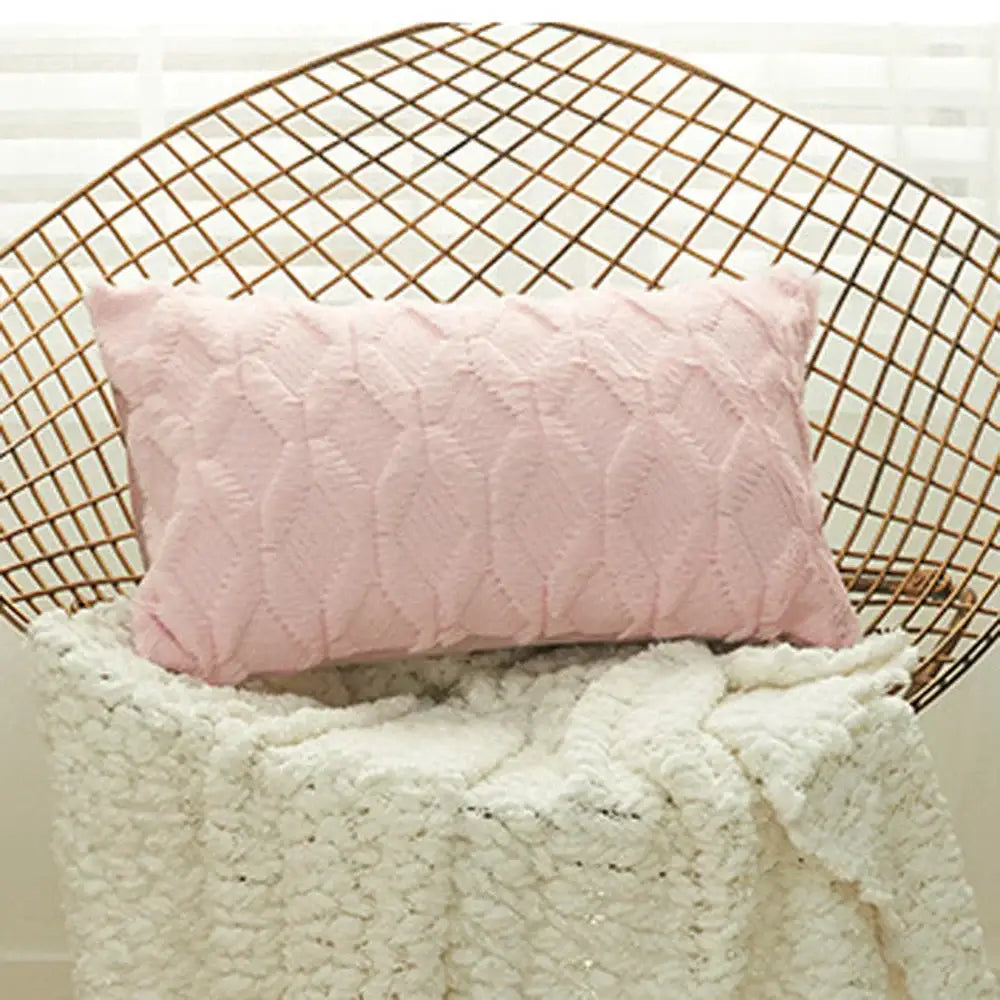 Gray Geometric Cushion Cover