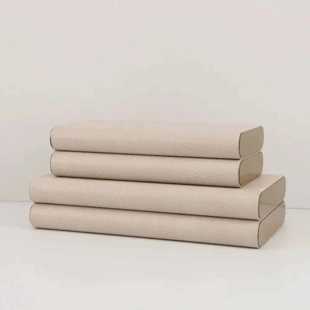 Beige Leather Jewelry Box