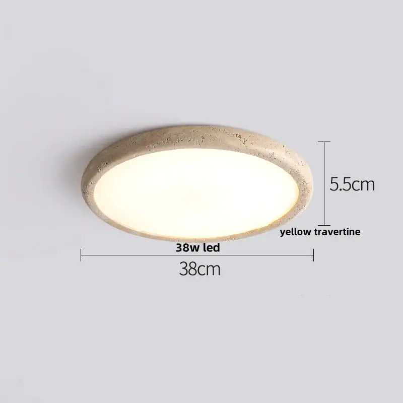 Beige Speckled Ceiling Light