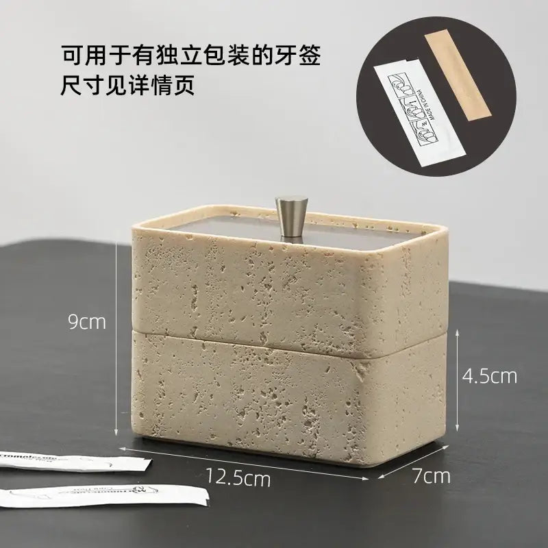 Stone Double Jewelry Organizer