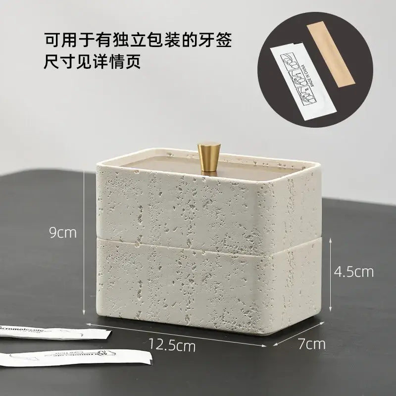 Stone Double Jewelry Organizer