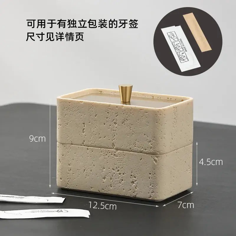 Stone Double Jewelry Organizer