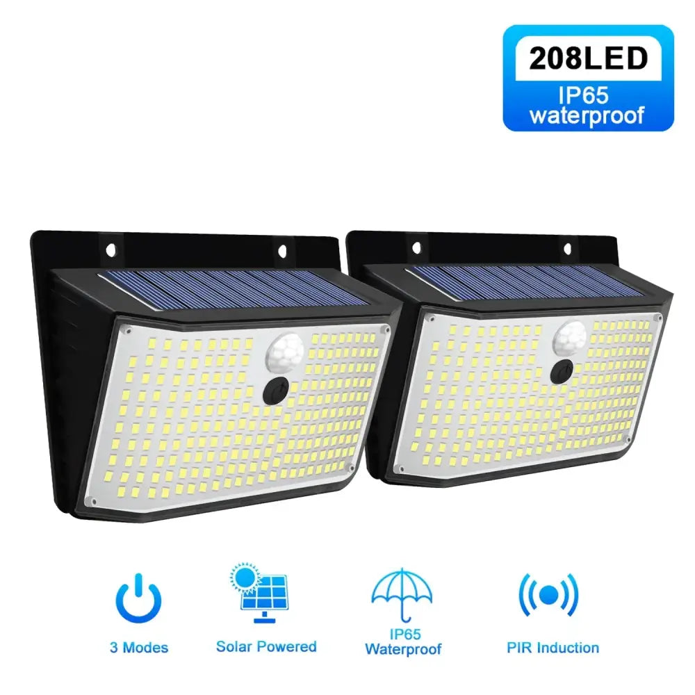 Black Solar Motion Lights