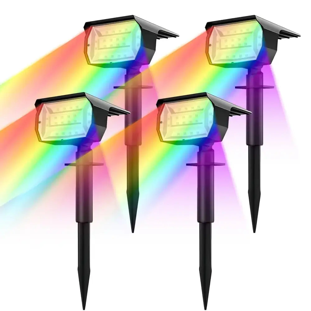 Black Solar Spotlights
