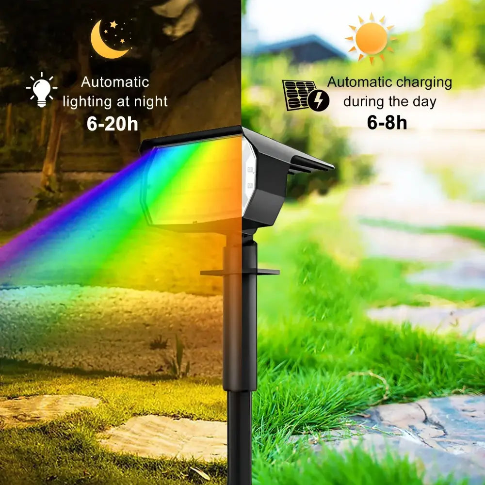 Black Solar Spotlights