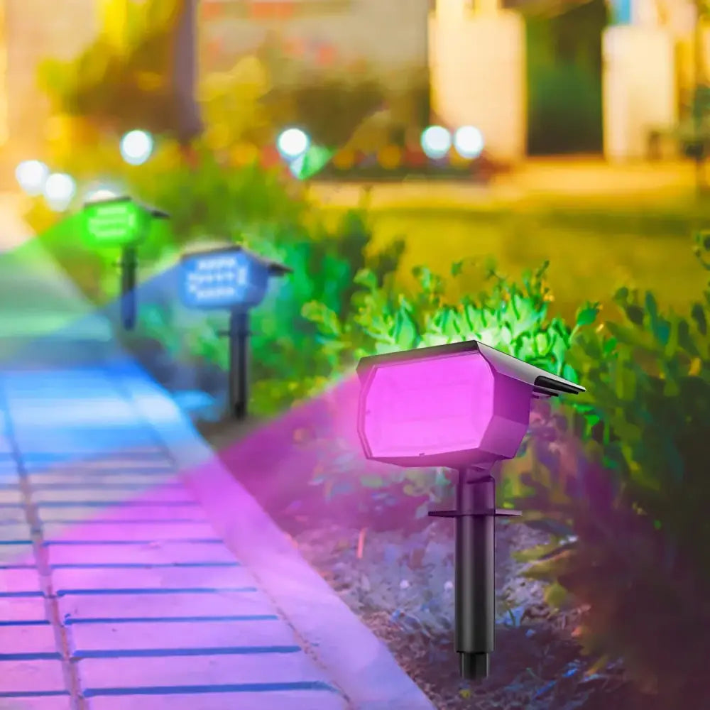 Black Solar Spotlights