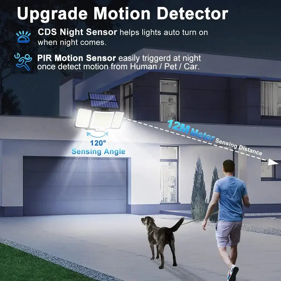 Solar Motion Wall Lamp