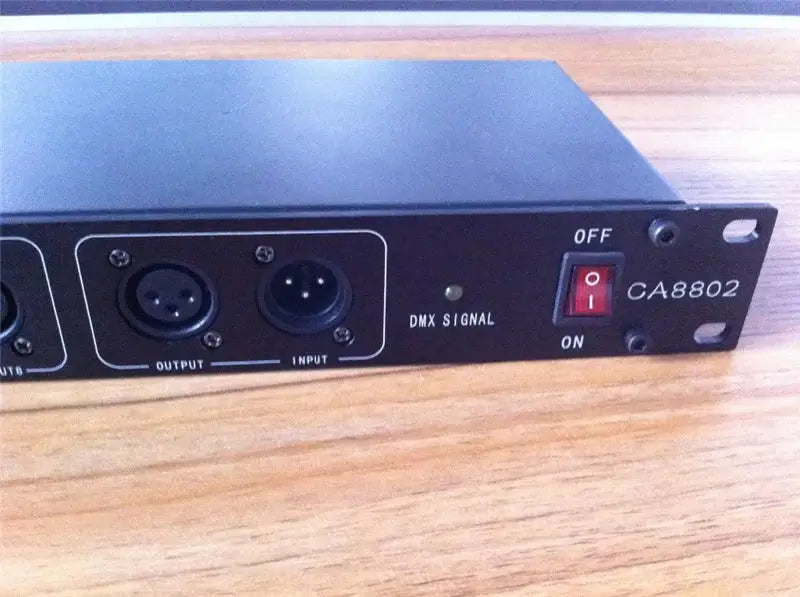 Black DMX512 Signal Amplifier