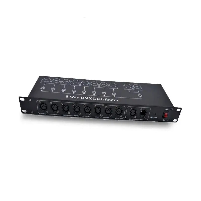 Black DMX512 Signal Amplifier