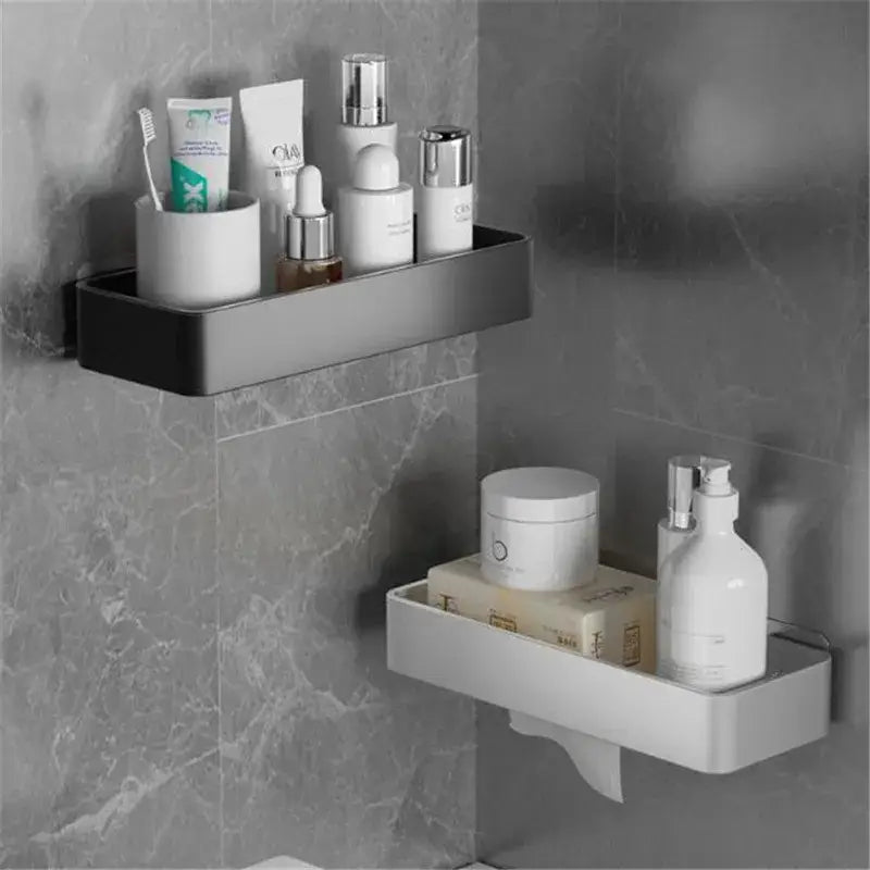 Aluminum Corner Bathroom Shelf