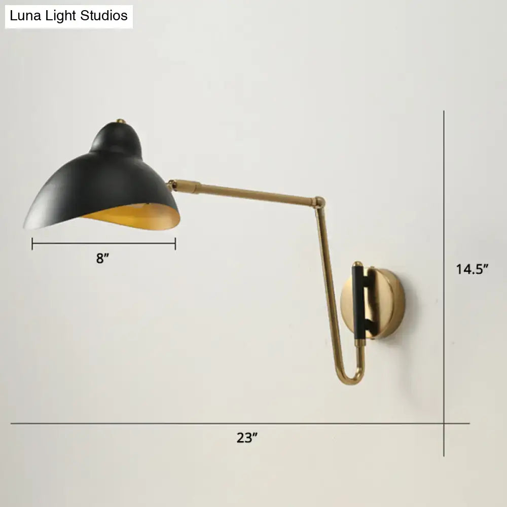 Brass Adjustable Wall Sconce