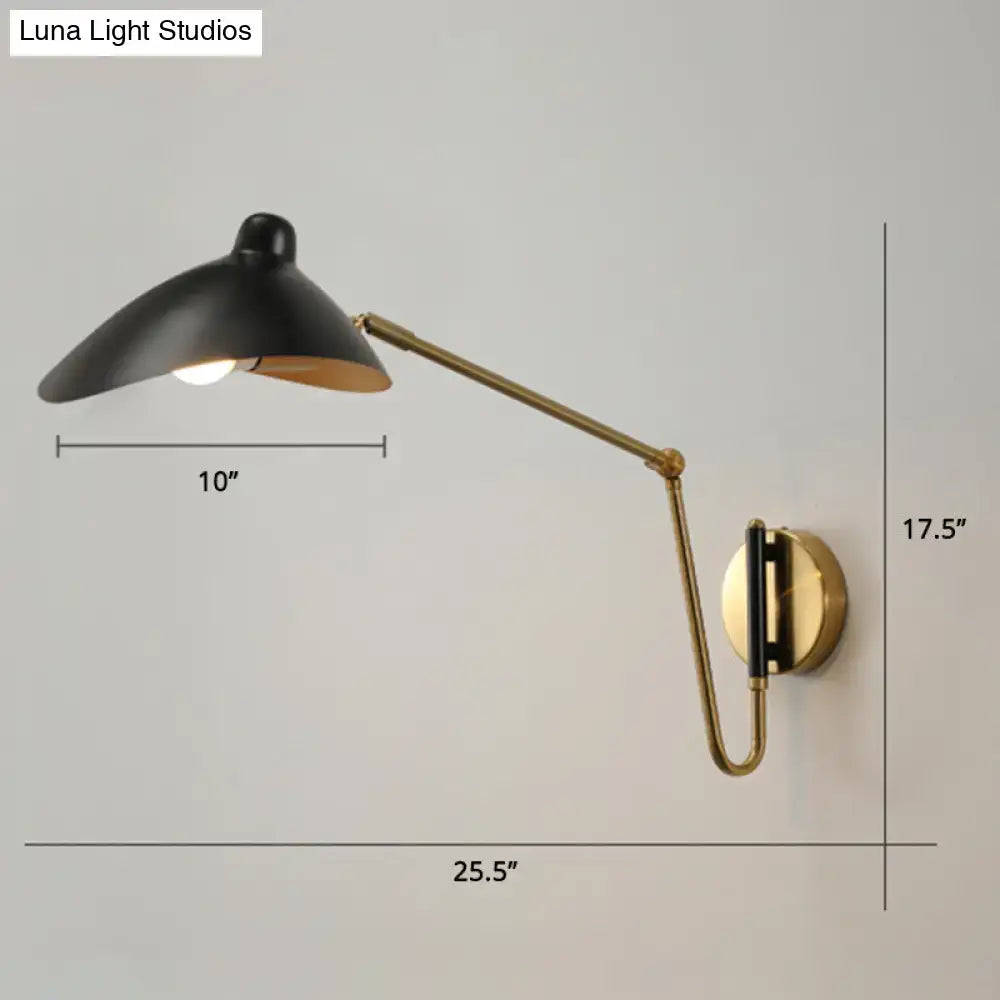 Brass Adjustable Wall Sconce