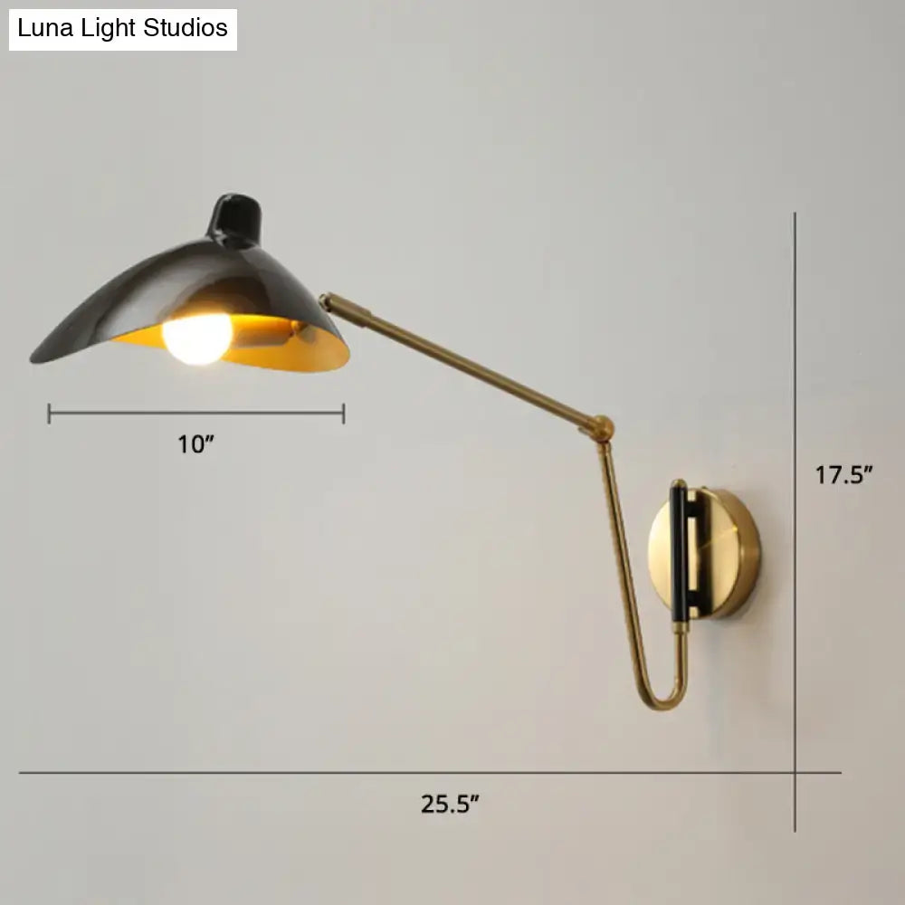 Brass Adjustable Wall Sconce