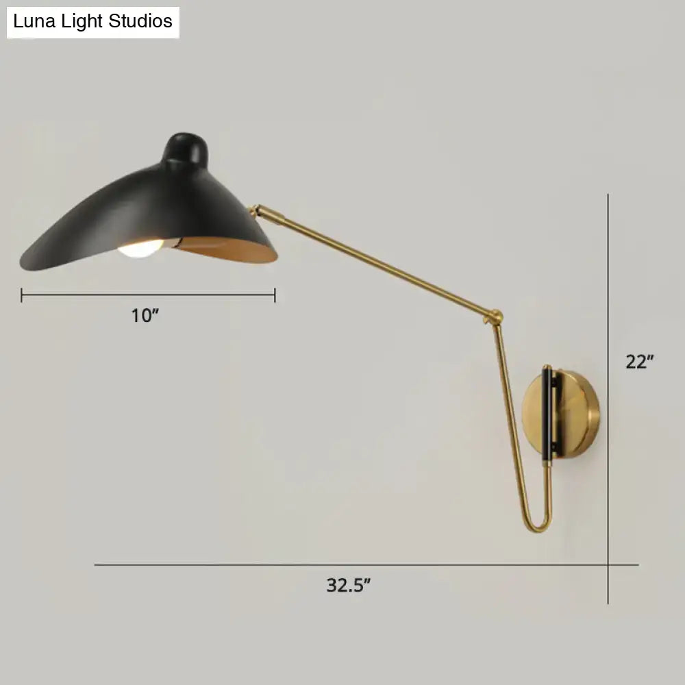 Brass Adjustable Wall Sconce