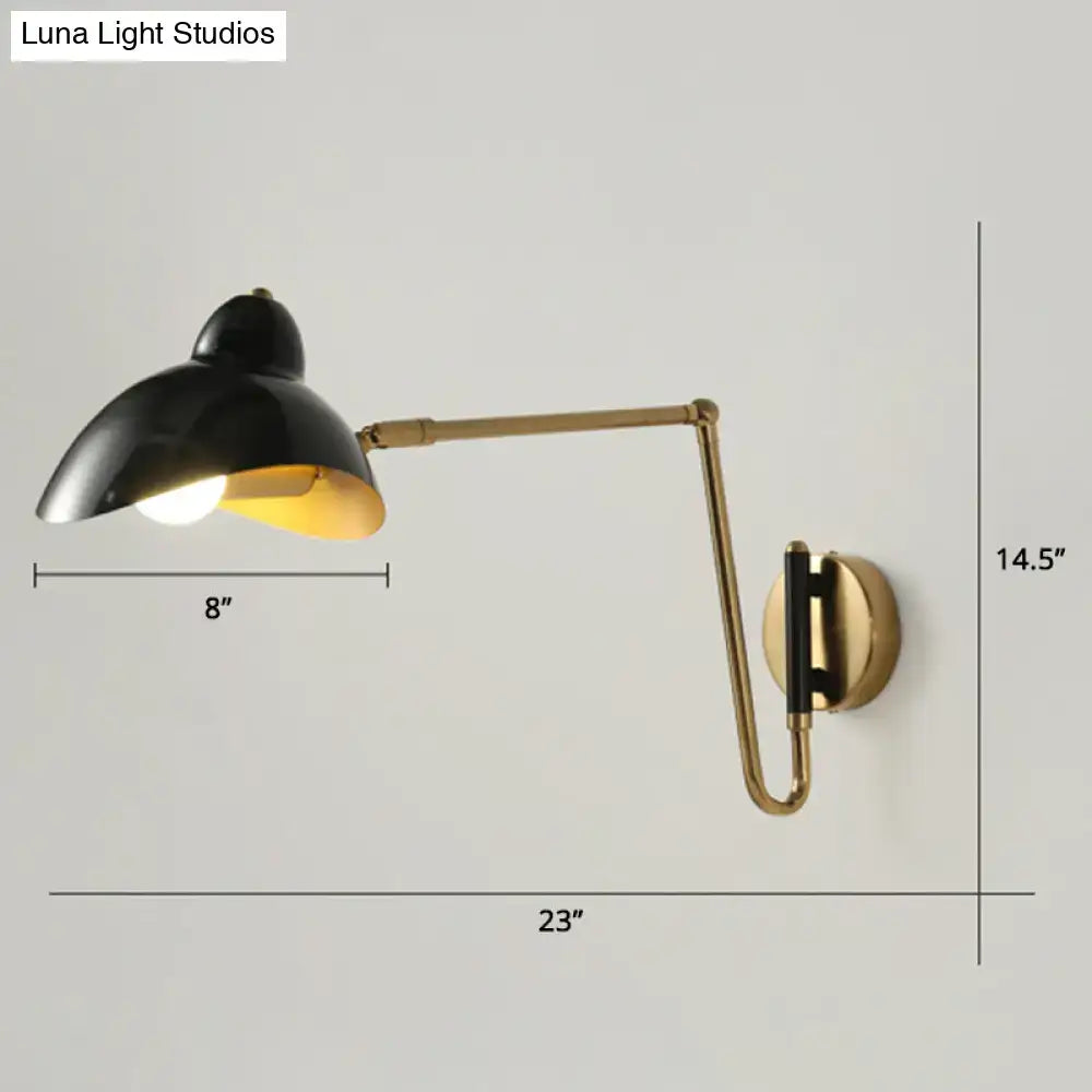 Brass Adjustable Wall Sconce