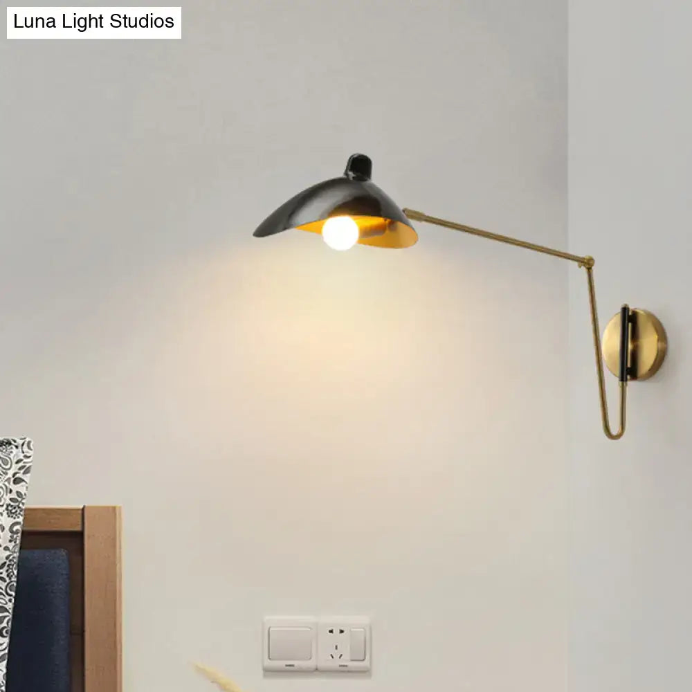 Brass Adjustable Wall Sconce