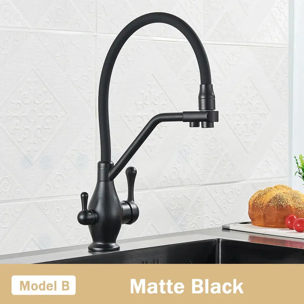 Chrome Dual Spout Faucet