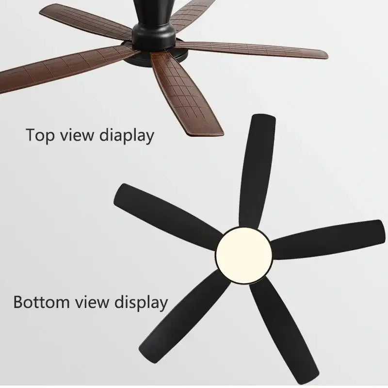 Wood Grain Ceiling Fan Light