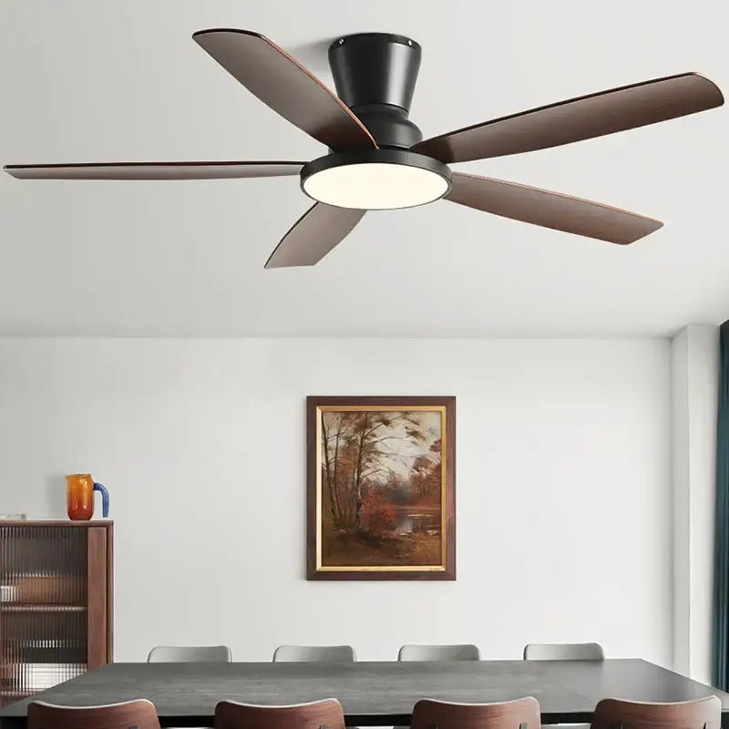 Wood Grain Ceiling Fan Light