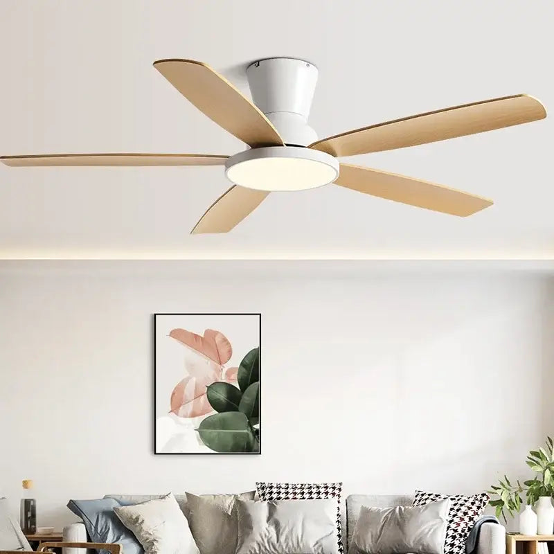 Wood Grain Ceiling Fan Light