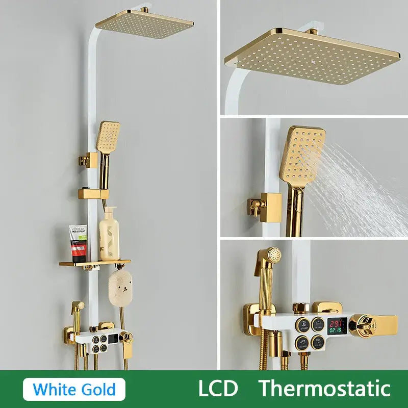 Brass Thermostatic Shower Set