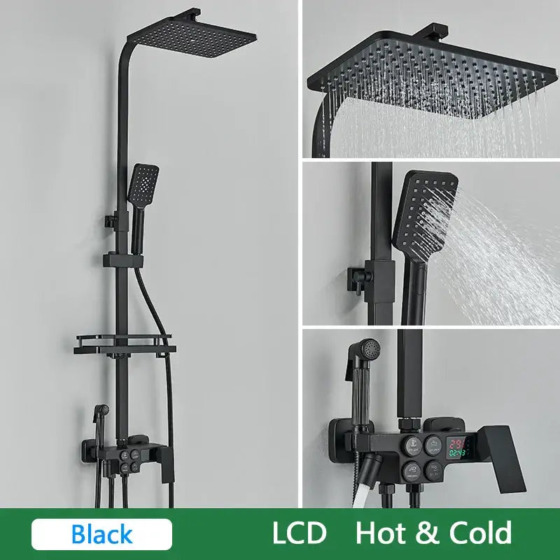 Brass Thermostatic Shower Set