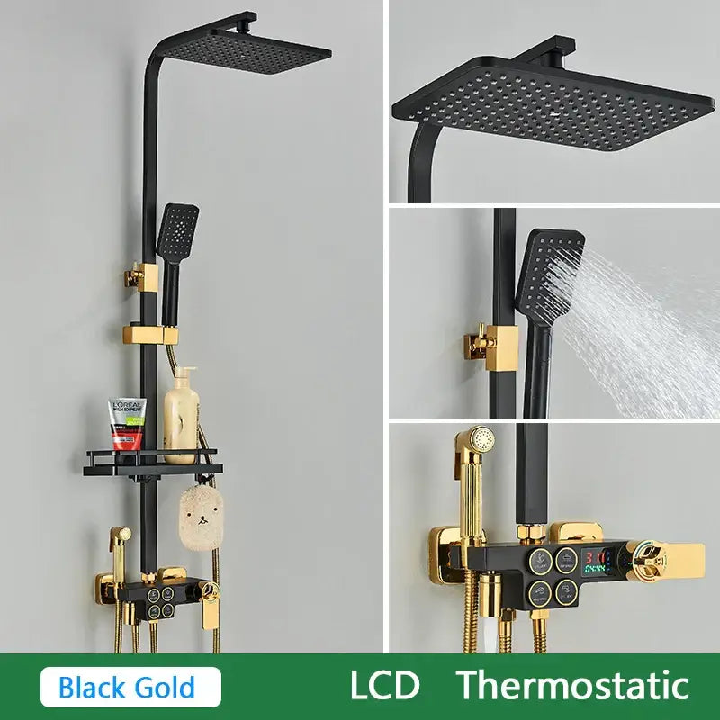 Brass Thermostatic Shower Set