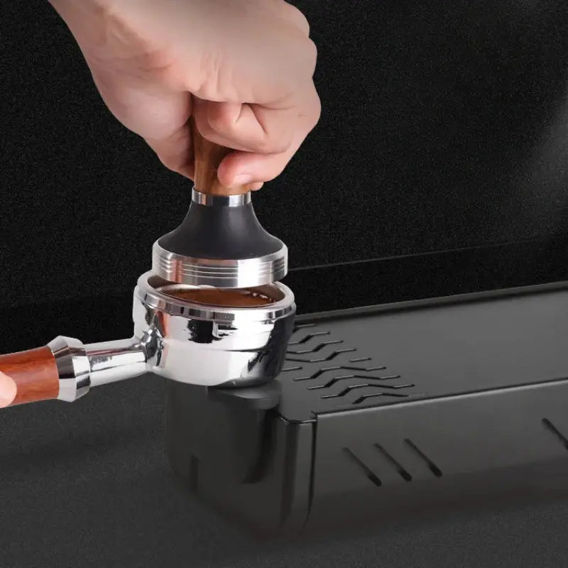 Black Green Tamping Station Tray