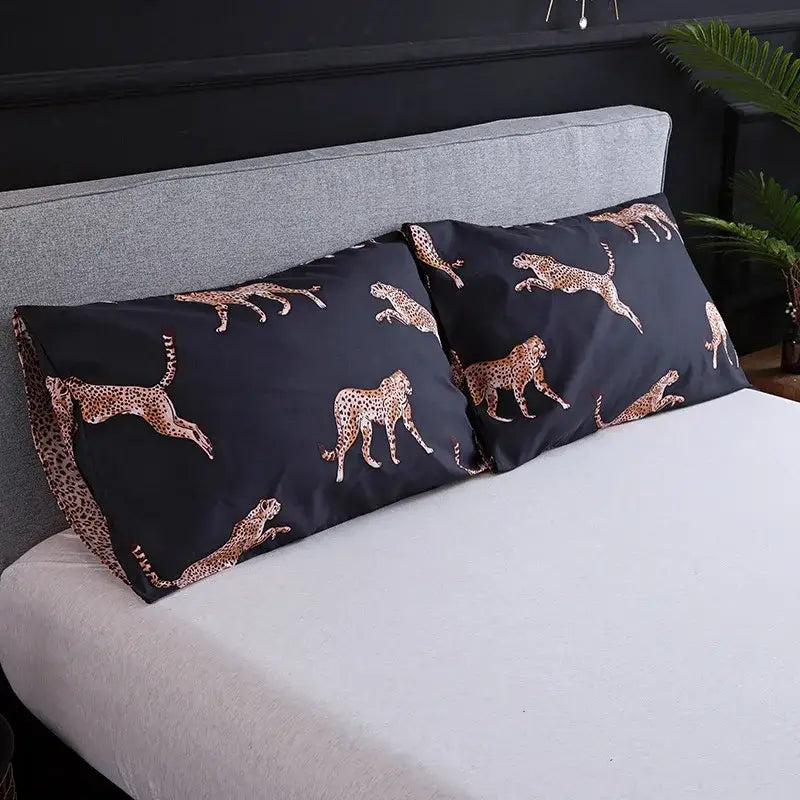 Rose Gold Leopard Duvet