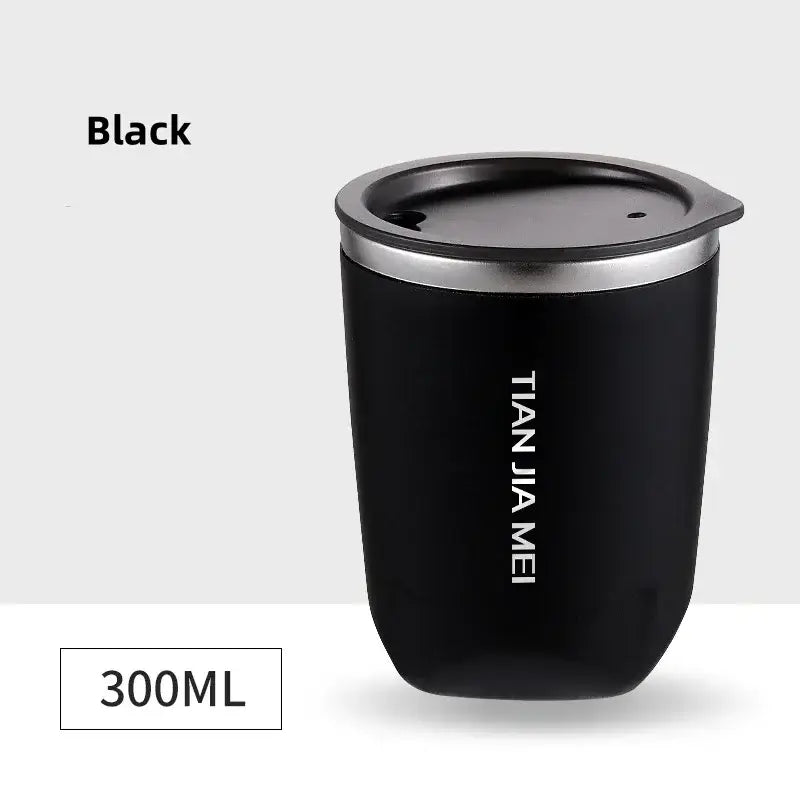 Black Stainless Travel Flask