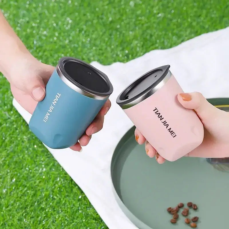 Black Stainless Travel Flask