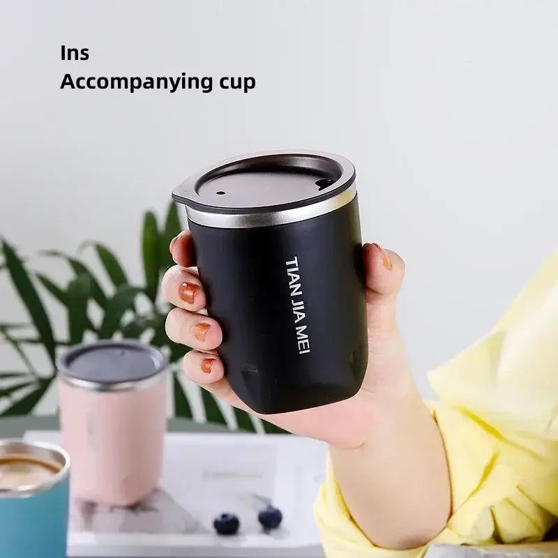 Black Stainless Travel Flask