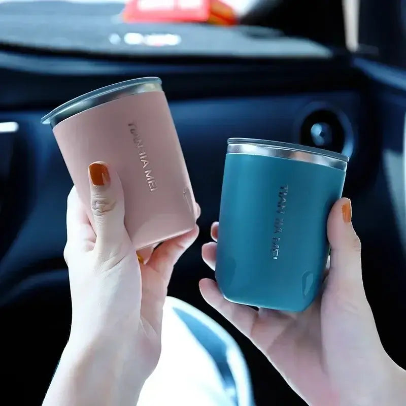 Black Stainless Travel Flask