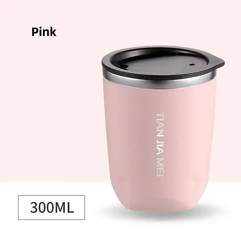 Black Stainless Travel Flask