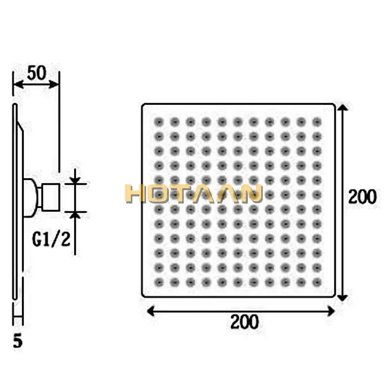 Modern Stainless Shower Head