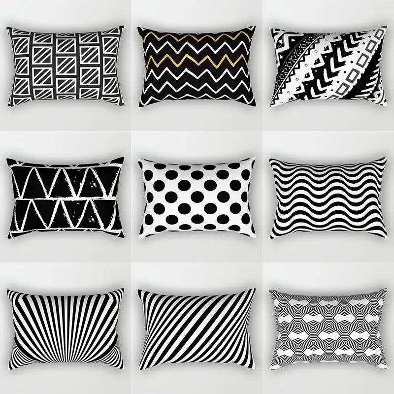 Wave Line Pillowcase Set Bedroom Decor
