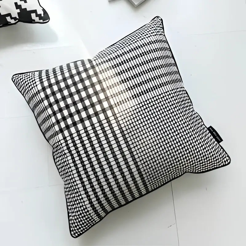 Houndstooth Throw Pillow