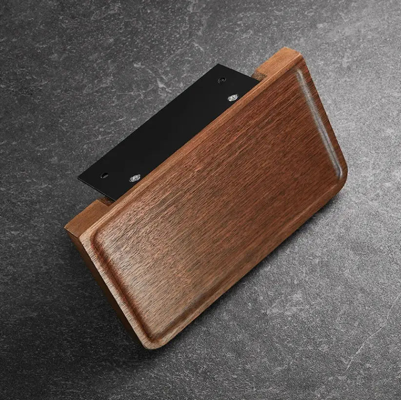 Black Wood Bathroom Set