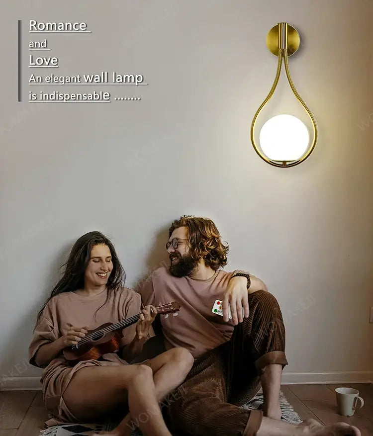 Black Remote Wall Sconce