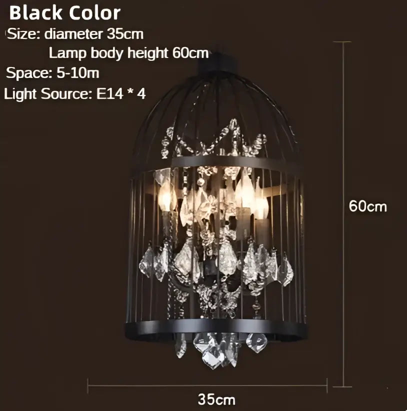 Bronze Birdcage Chandelier