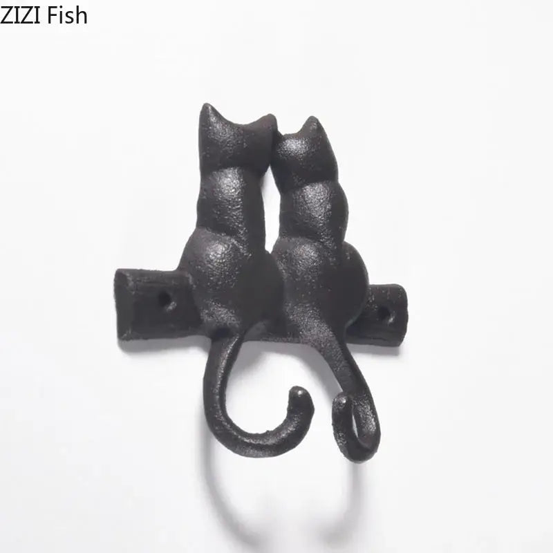 Black Iron Hook Shelf