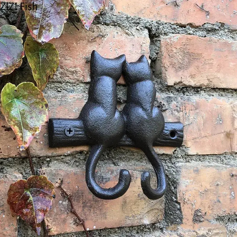 Black Iron Hook Shelf