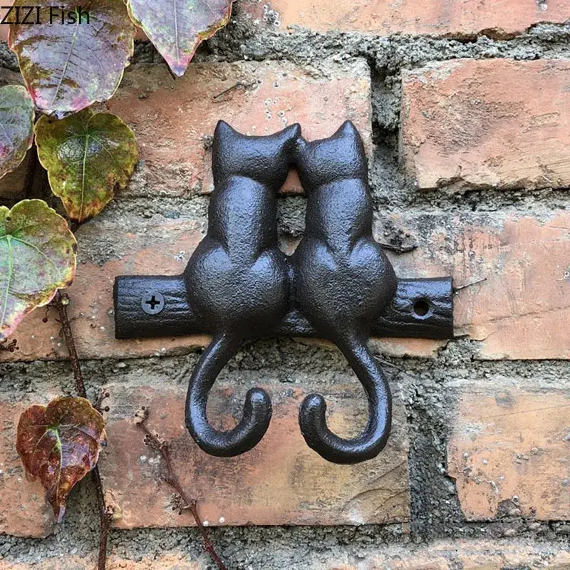 Black Iron Hook Shelf