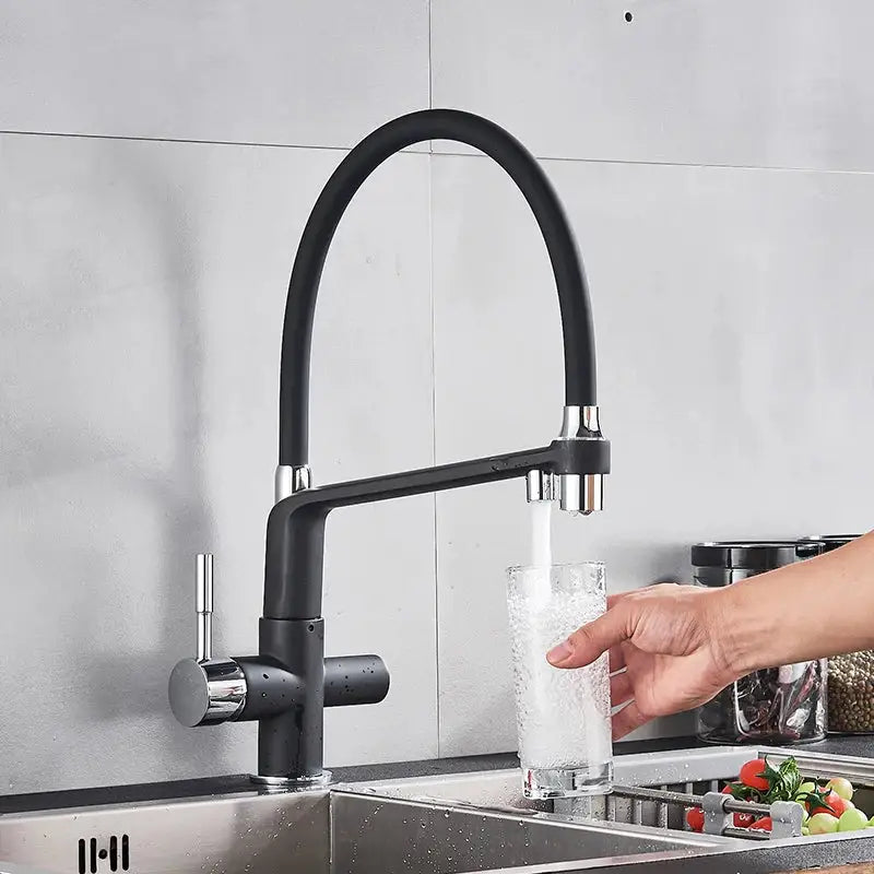 Chrome Pull-Down Faucet
